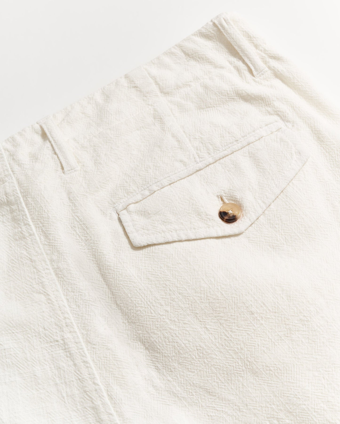 Slub Cotton Short Tinted White Billy Reid