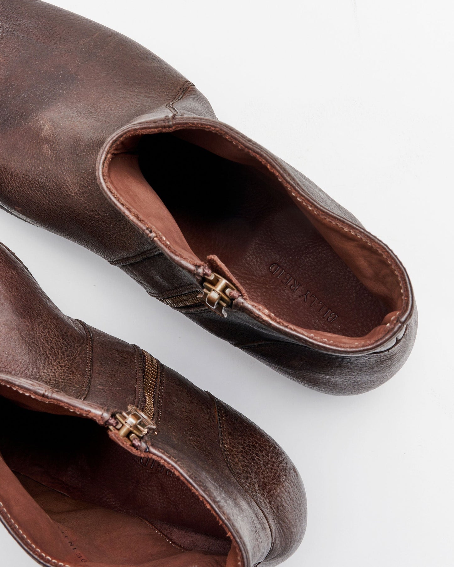 Paglia Moto Boot Black/Dark Brown Billy Reid
