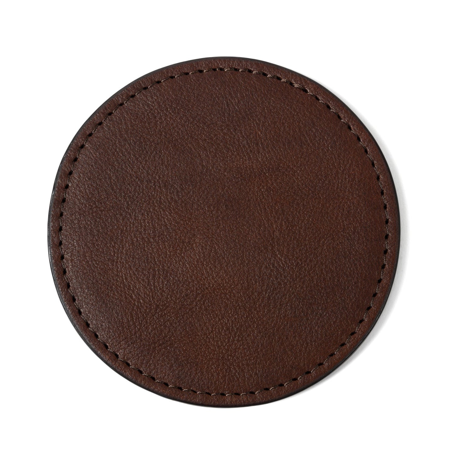 Moore & Giles Leather Coaster Set Seven Hills Chocolate Billy Reid