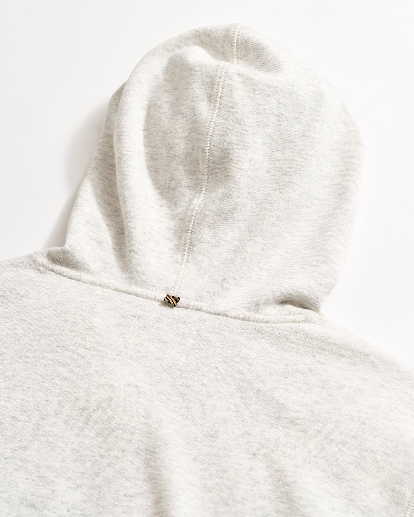 Rib Hoodie Pullover Light Grey Billy Reid
