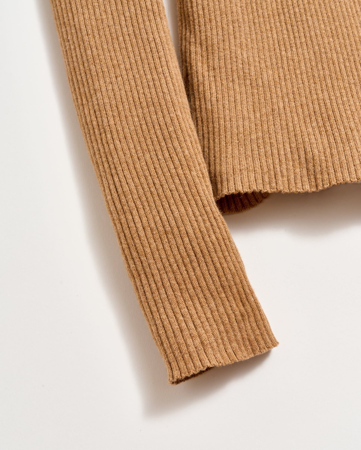 Long Sleeve Rib Crew Billy'S Brown Billy Reid