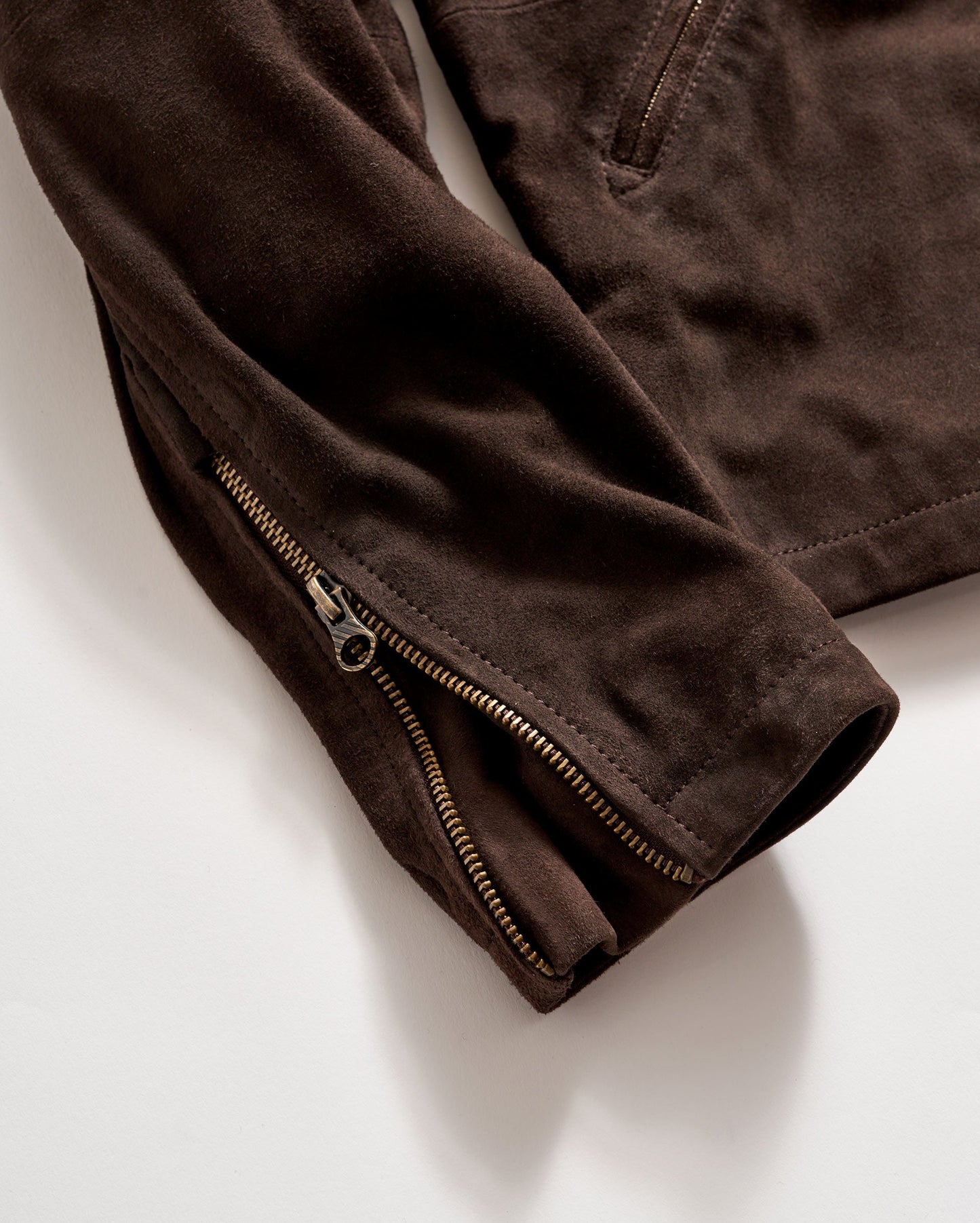 Suede Blake Jacket Chocolate Billy Reid