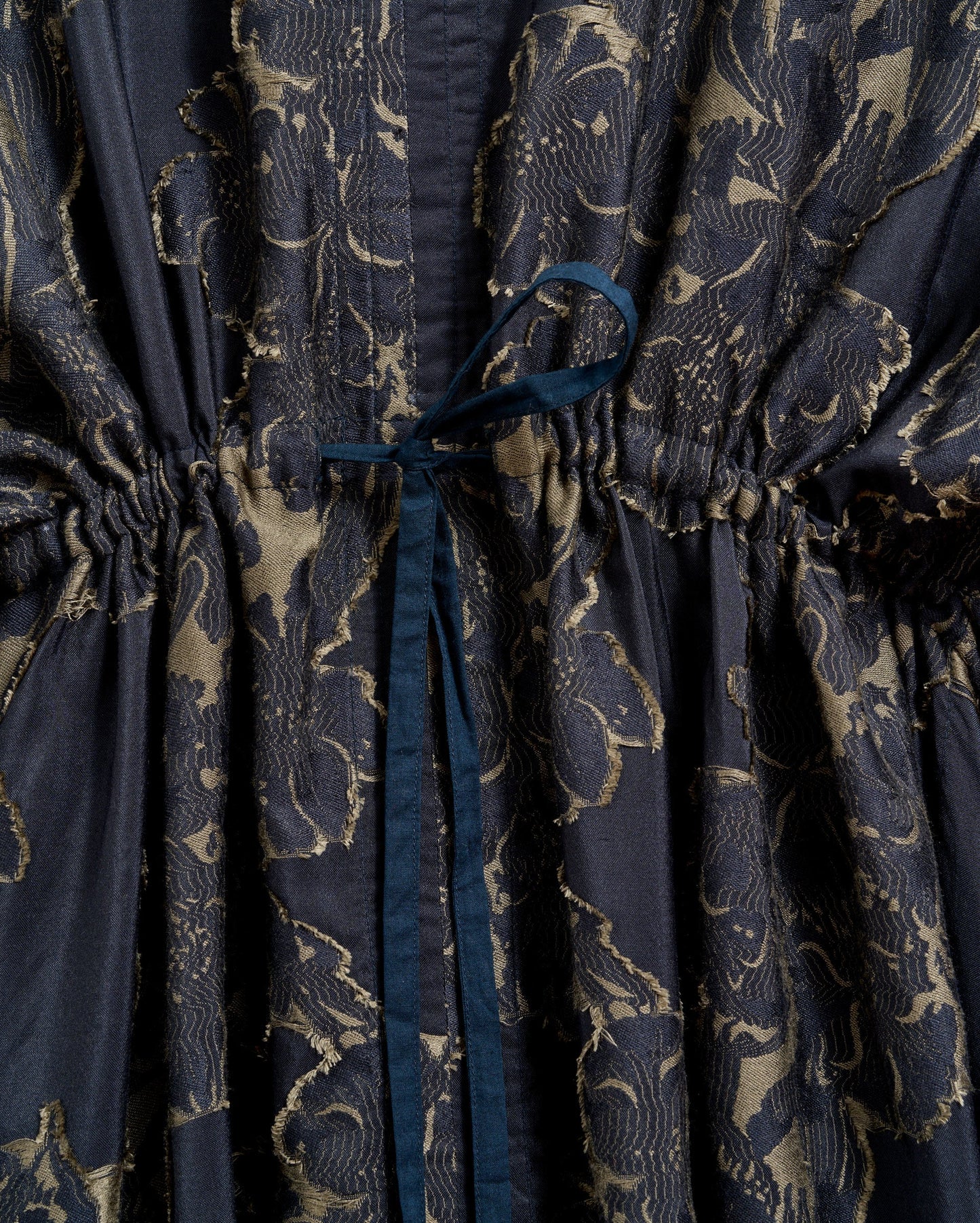 Juniper Jacquard Kaftan Carbon Blue/Olive Billy Reid