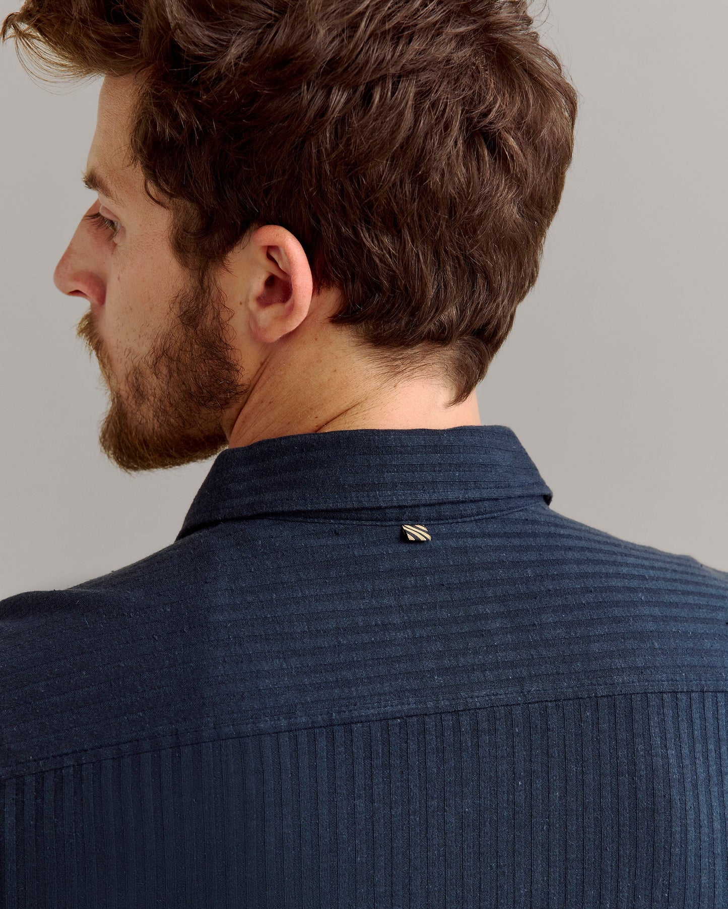 Short Sleeve Knit Treme Shirt Carbon Blue Billy Reid