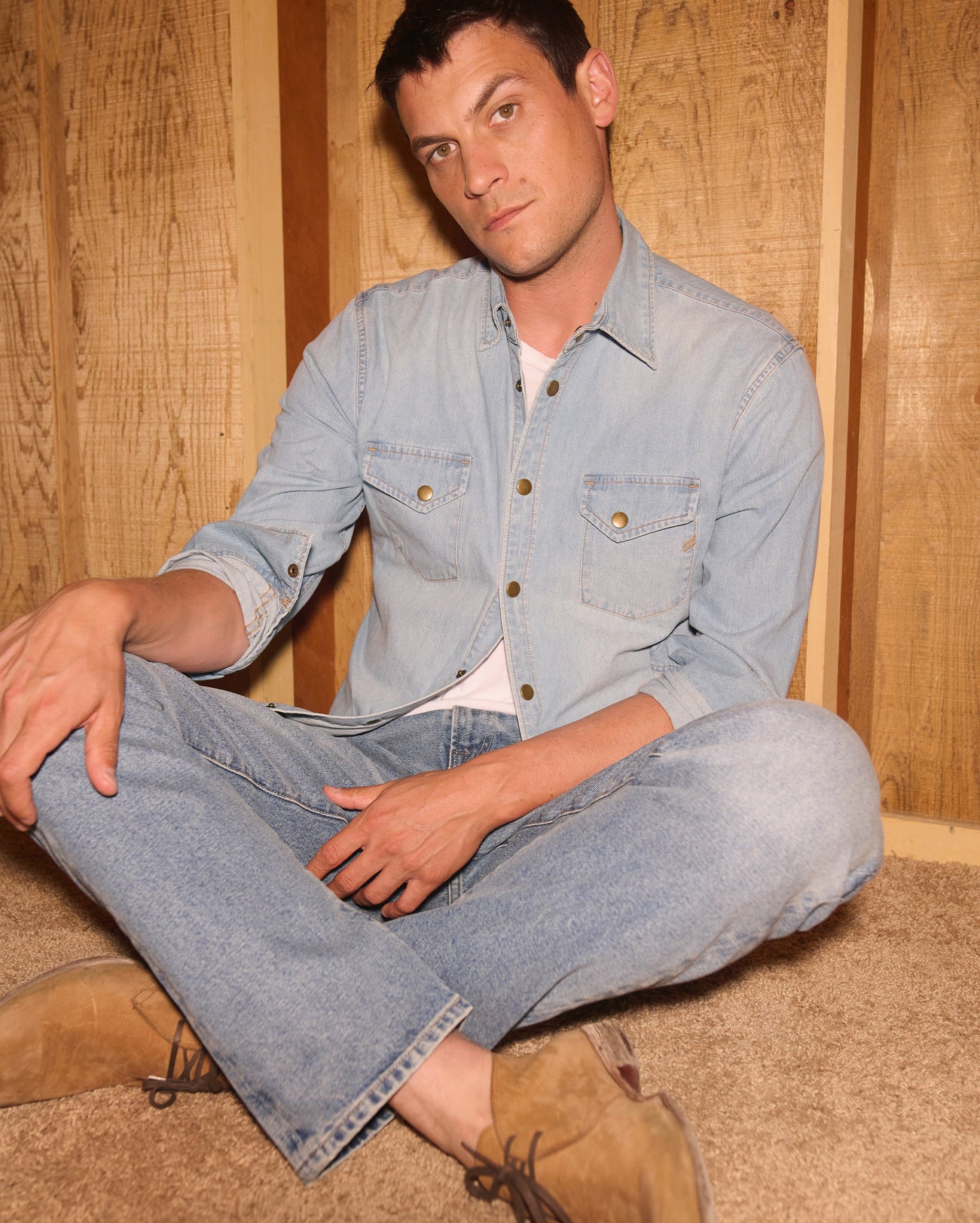 Shoals Denim Shirt Denim Wash Billy Reid
