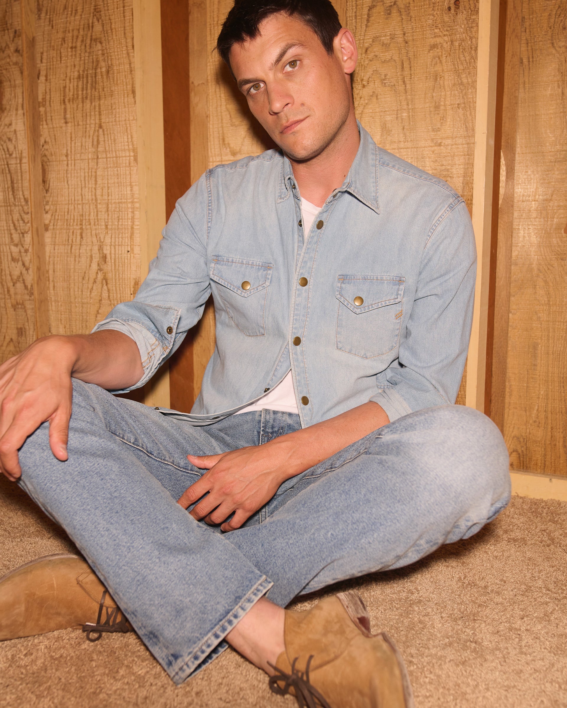 Shoals Denim Shirt Denim Wash Billy Reid
