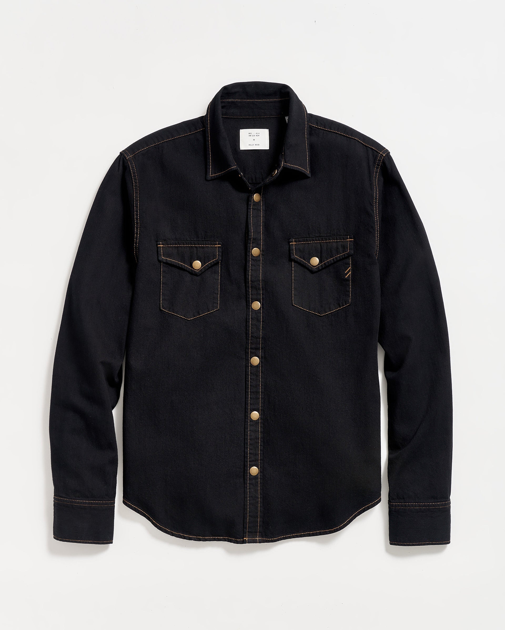 Shoals Denim Shirt Black Billy Reid