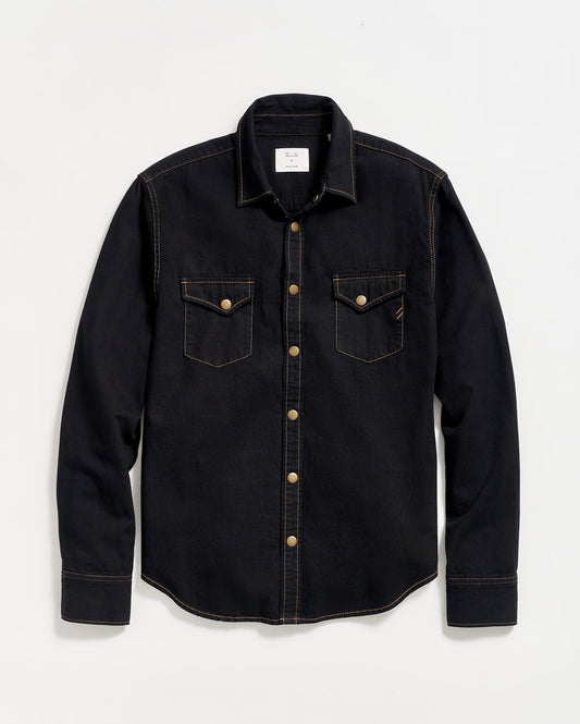 Shoals Denim Shirt Black Billy Reid