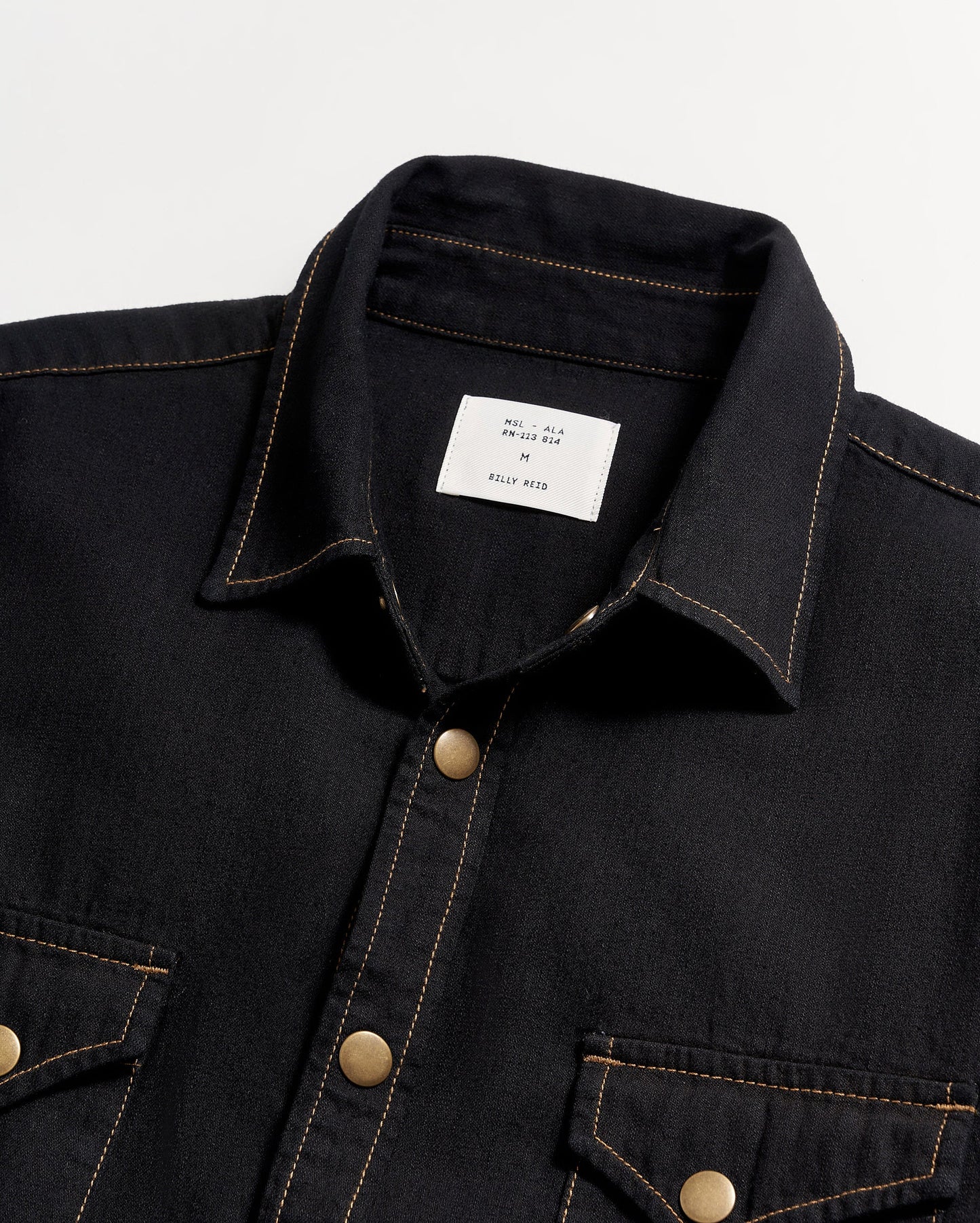 Shoals Denim Shirt Black Billy Reid