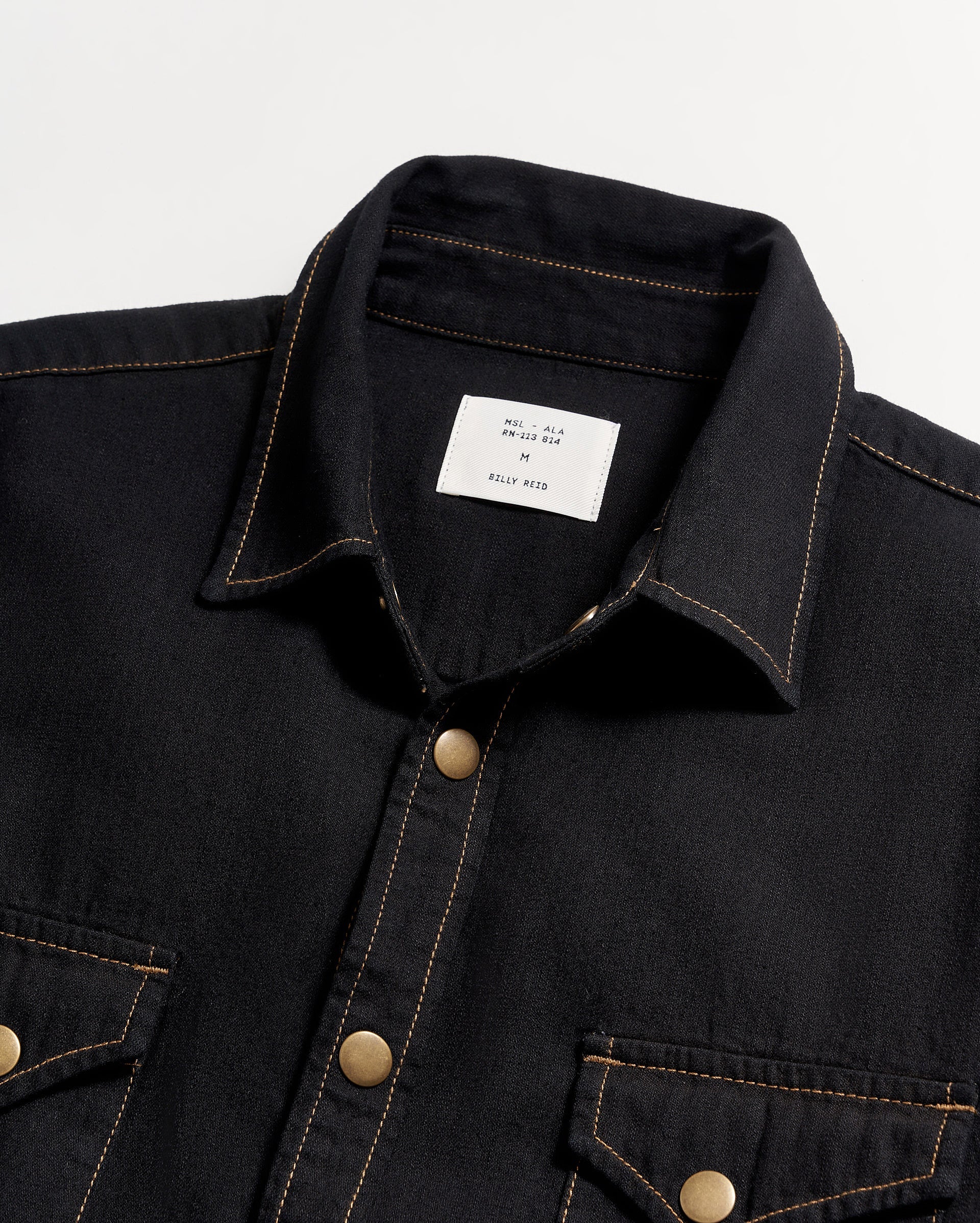 Shoals Denim Shirt Black Billy Reid