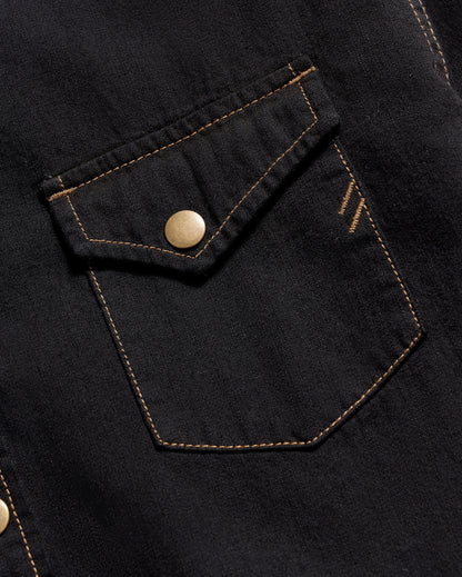 Shoals Denim Shirt Black Billy Reid