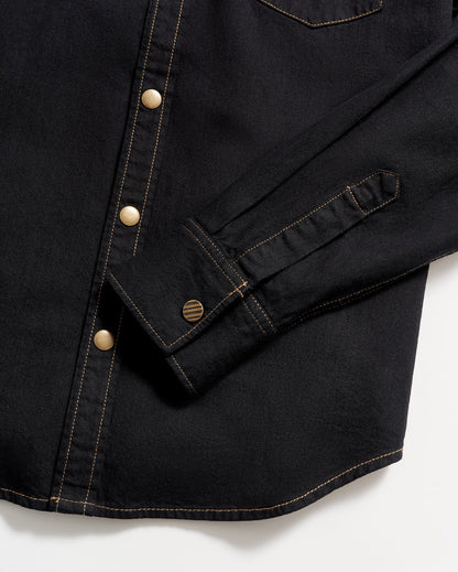 Shoals Denim Shirt Black Billy Reid