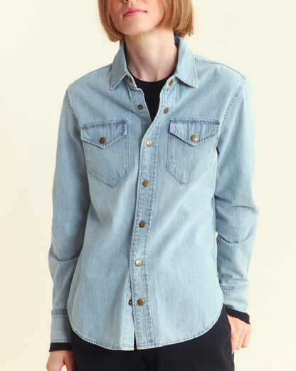 Women's Shoals Denim Shirt Denim Wash Billy Reid