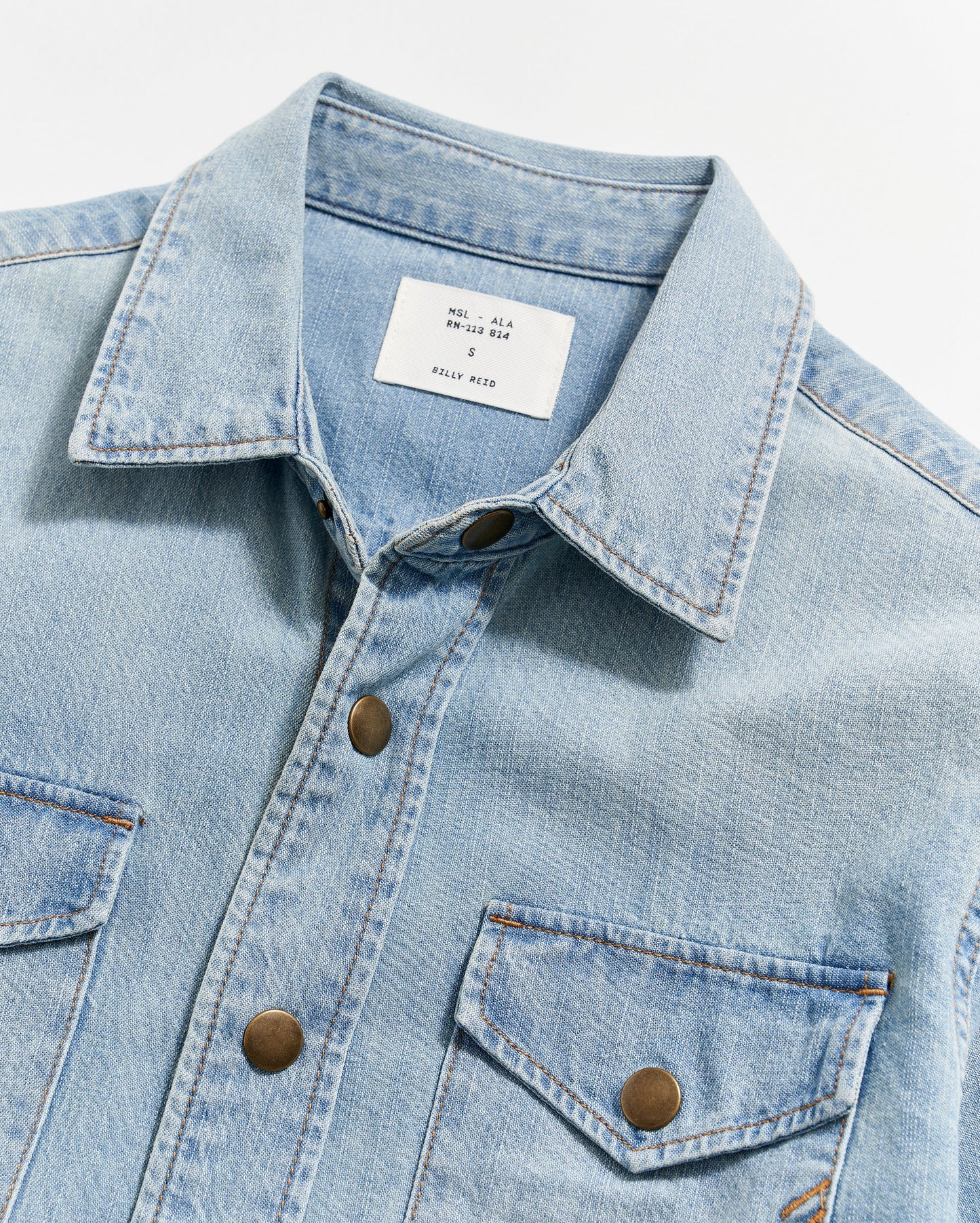 Women's Shoals Denim Shirt Denim Wash Billy Reid