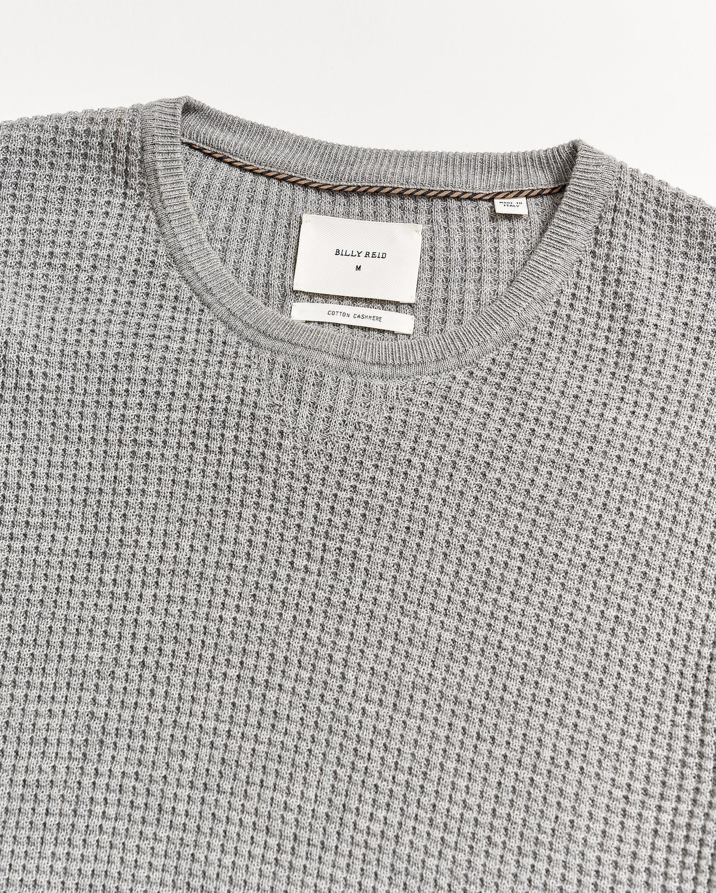 Mini Waffle Crew Grey Billy Reid