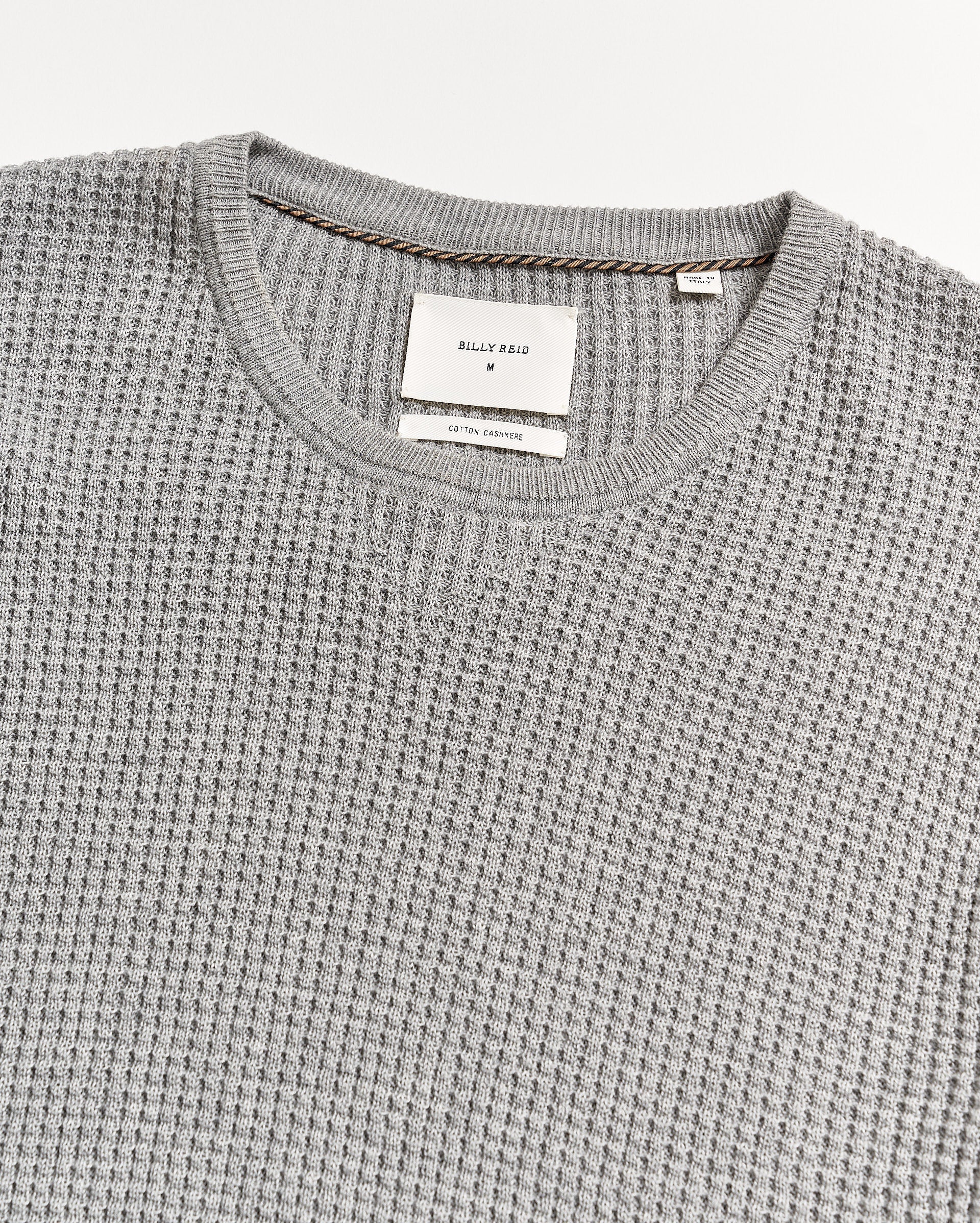 Mini Waffle Crew Grey Billy Reid