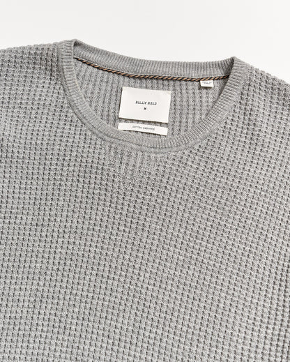 Mini Waffle Crew Grey Billy Reid