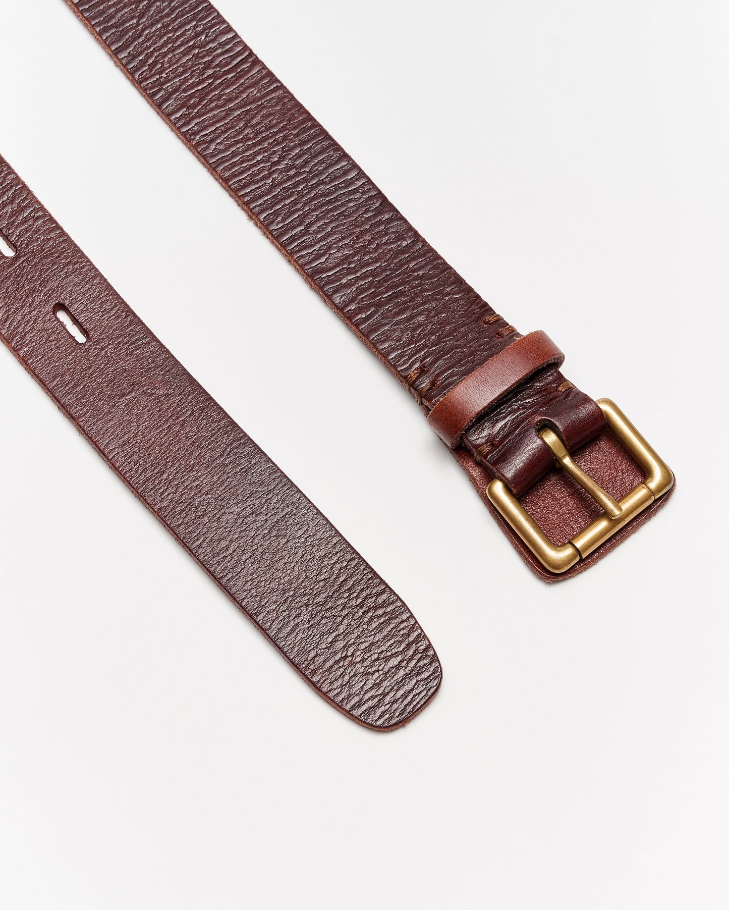 Uniform Leather Belt Cognac Billy Reid