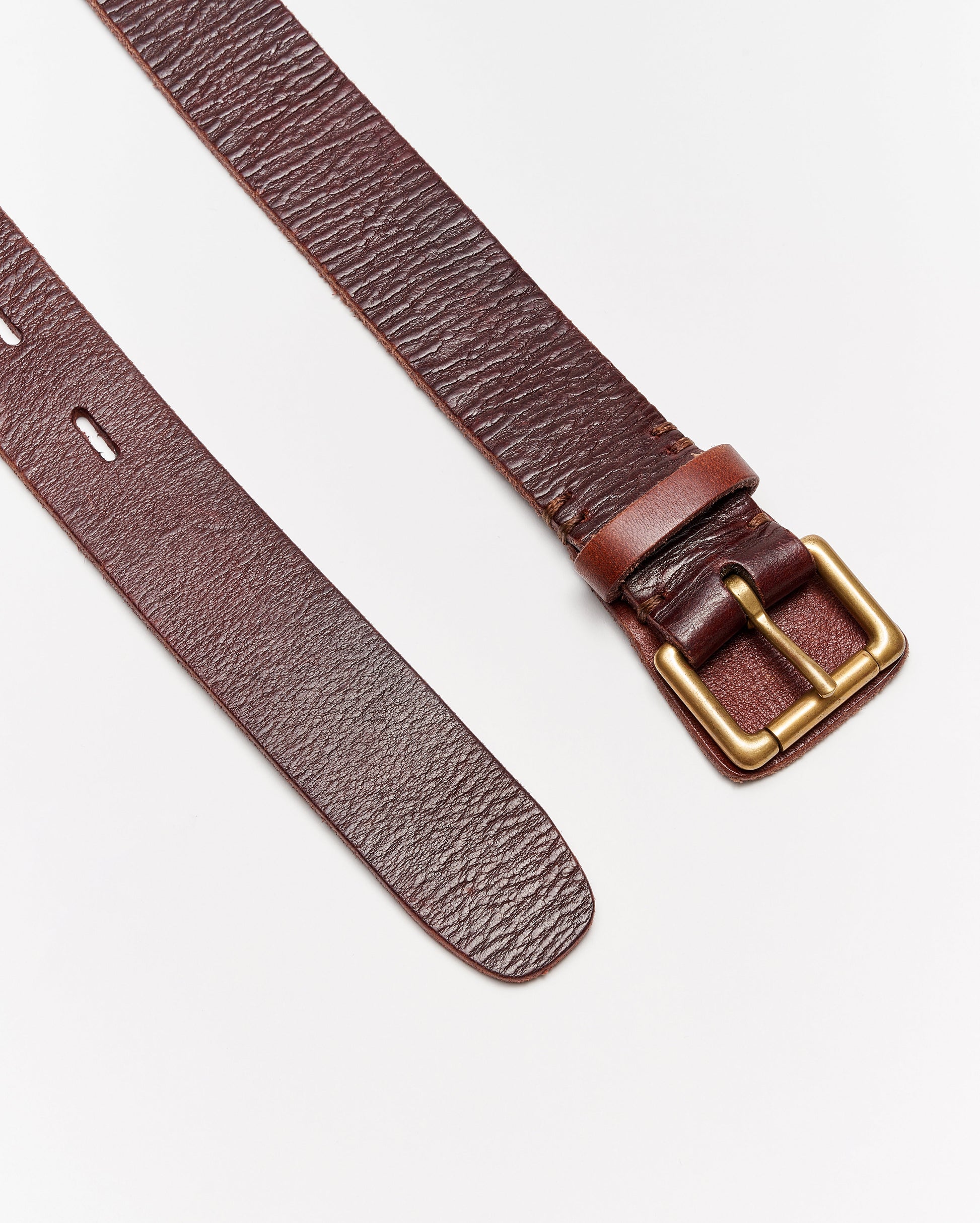 Uniform Leather Belt Cognac Billy Reid