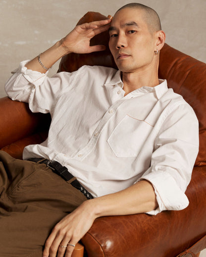 MSL 1-Pocket Shirt White Billy Reid