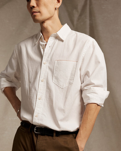 MSL 1-Pocket Shirt White Billy Reid