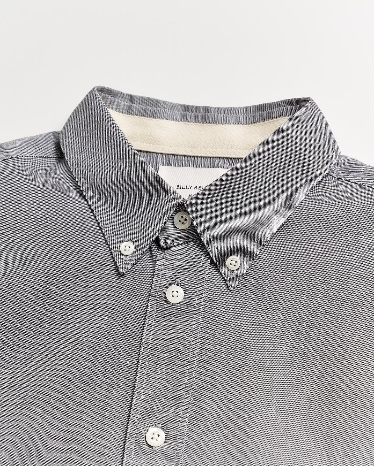 Arnie Oxford Shirt Light Grey Billy Reid