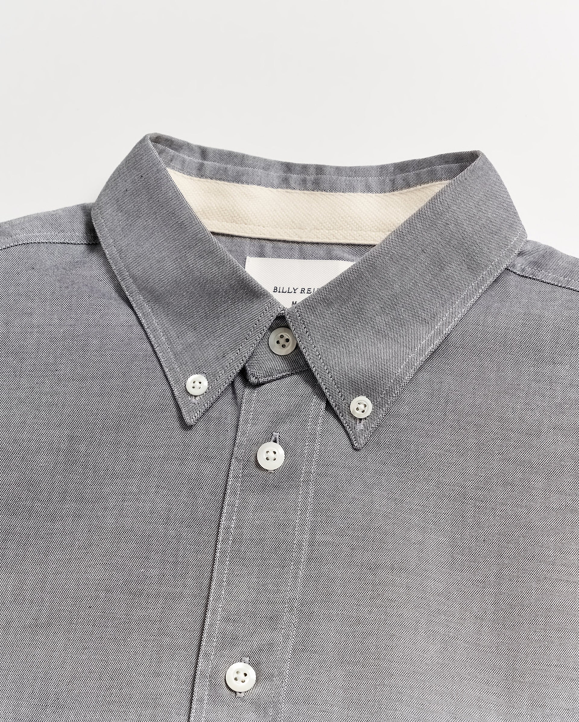 Arnie Oxford Shirt Light Grey Billy Reid