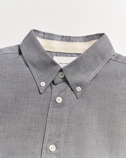 Arnie Oxford Shirt Light Grey Billy Reid