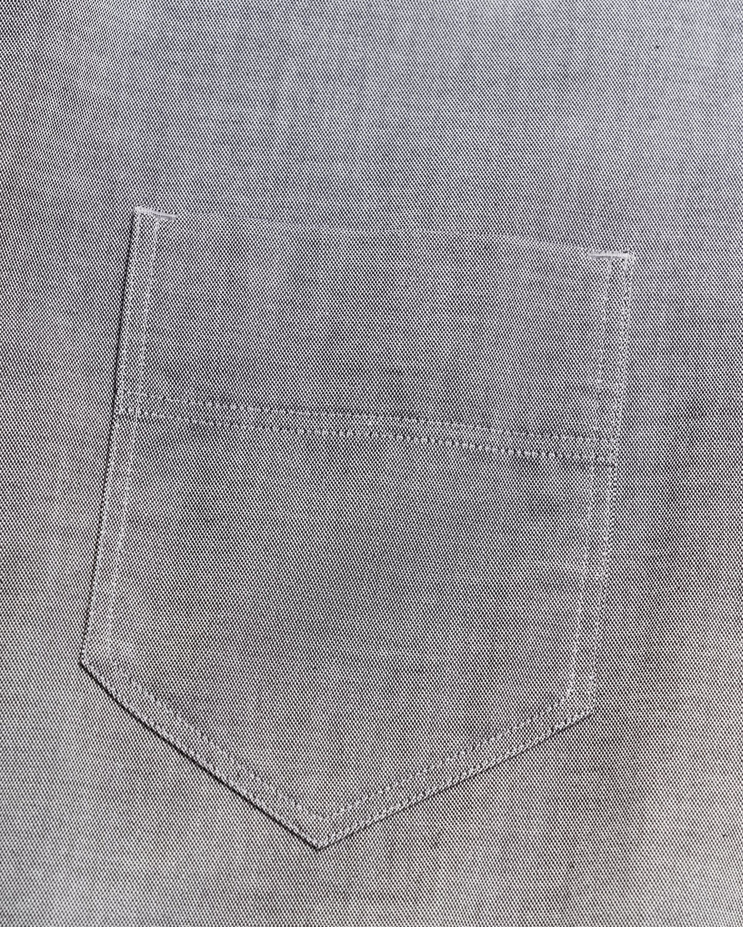 Arnie Oxford Shirt Light Grey Billy Reid