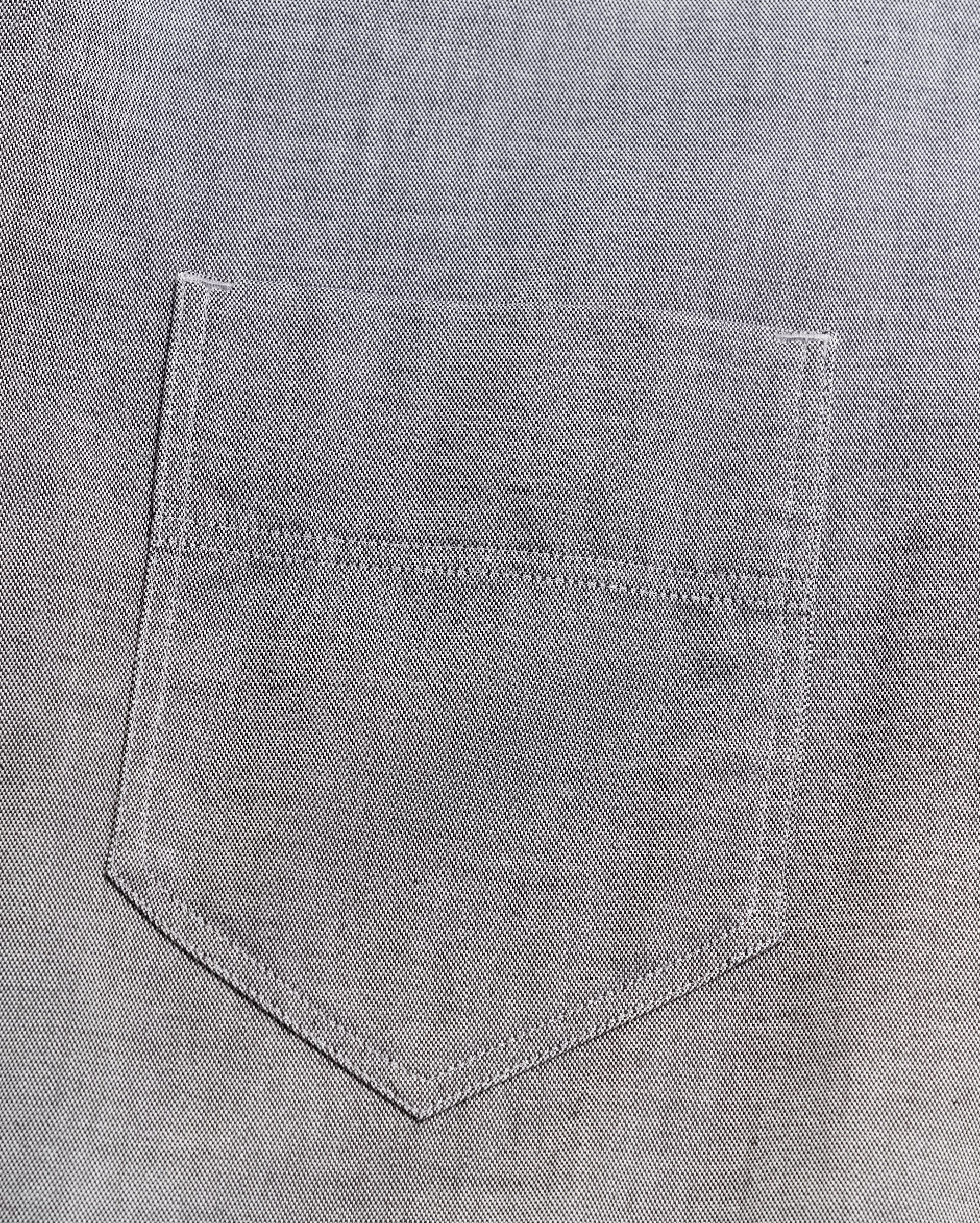 Arnie Oxford Shirt Light Grey Billy Reid