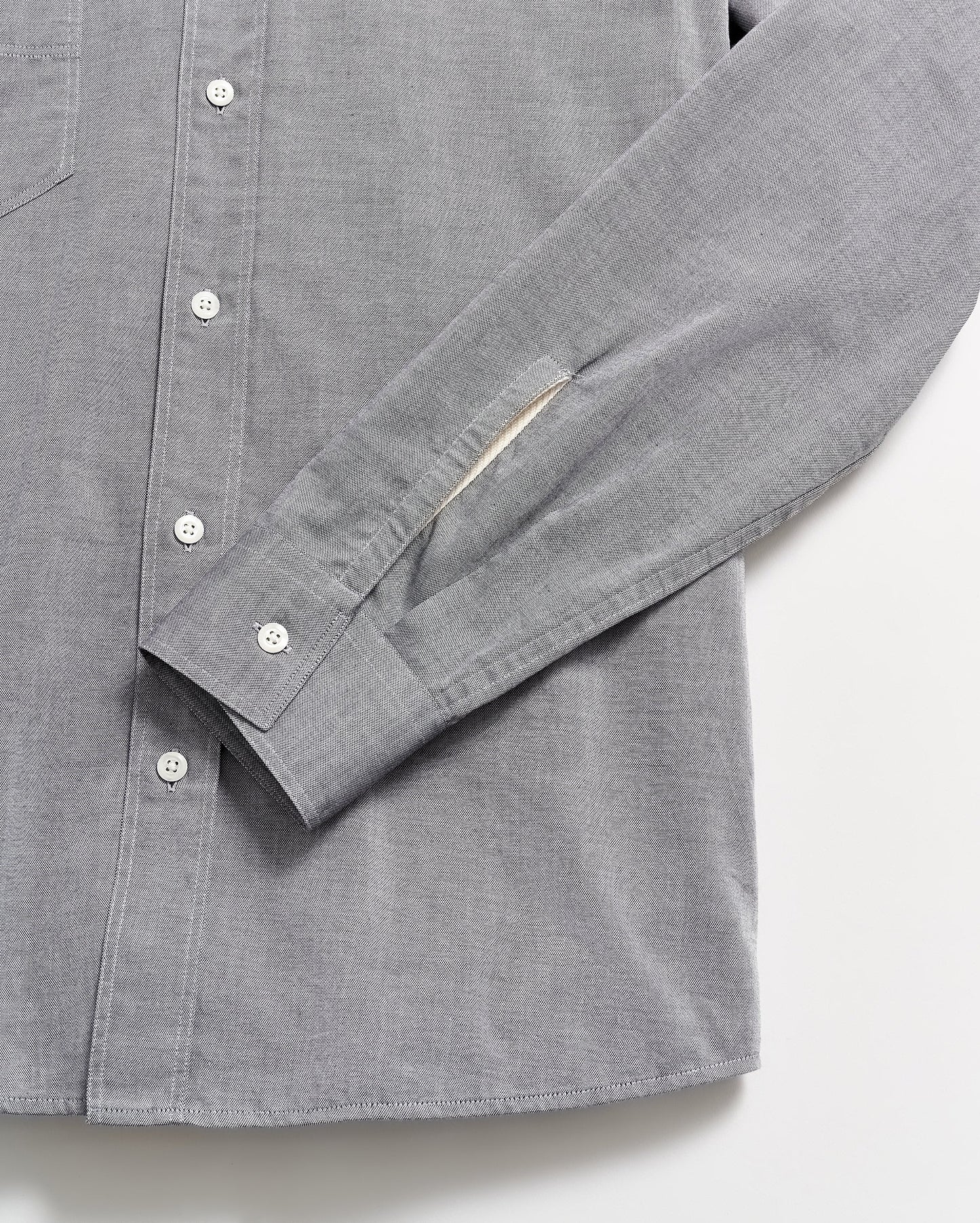 Arnie Oxford Shirt Light Grey Billy Reid