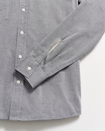 Arnie Oxford Shirt Light Grey Billy Reid