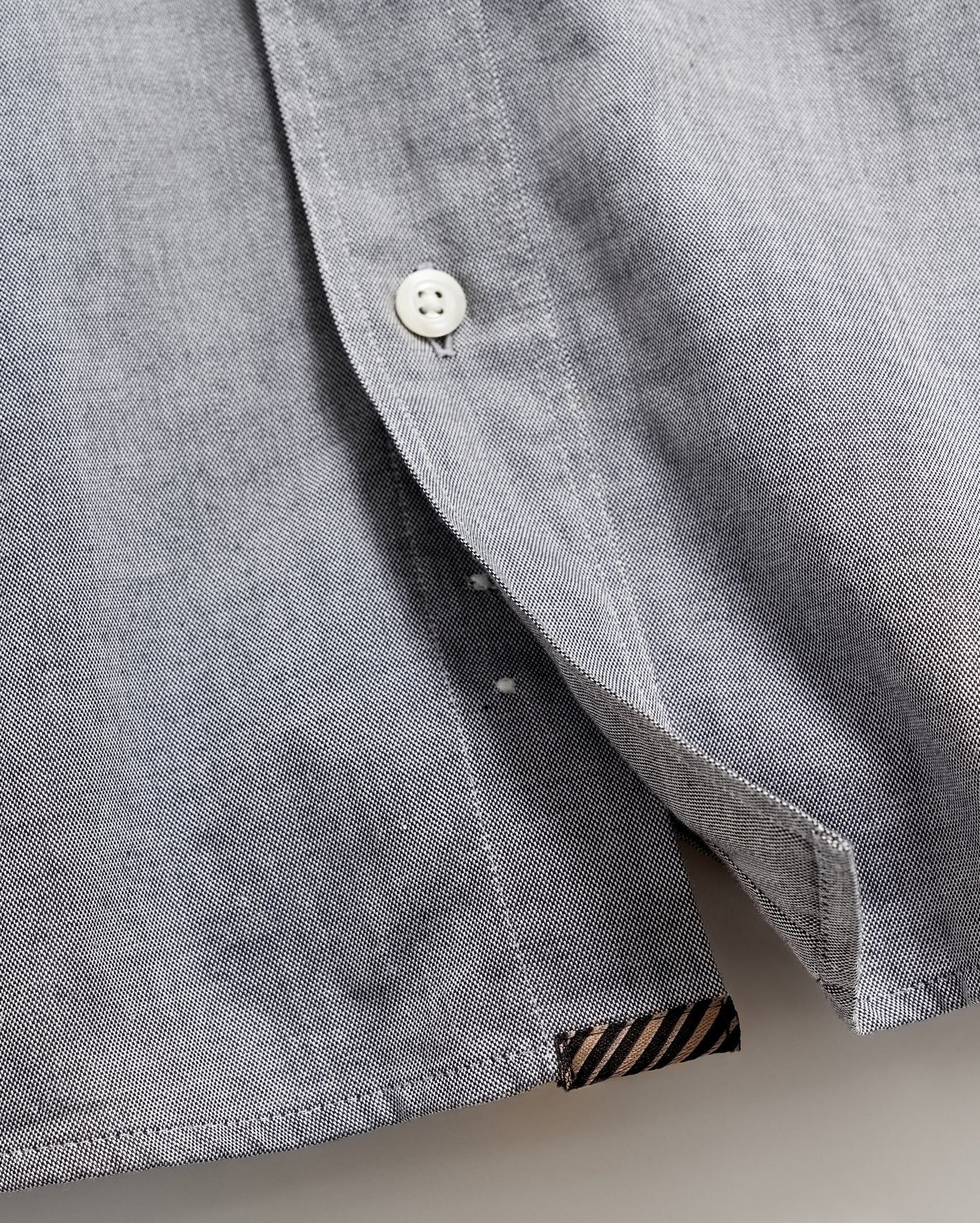 Arnie Oxford Shirt Light Grey Billy Reid