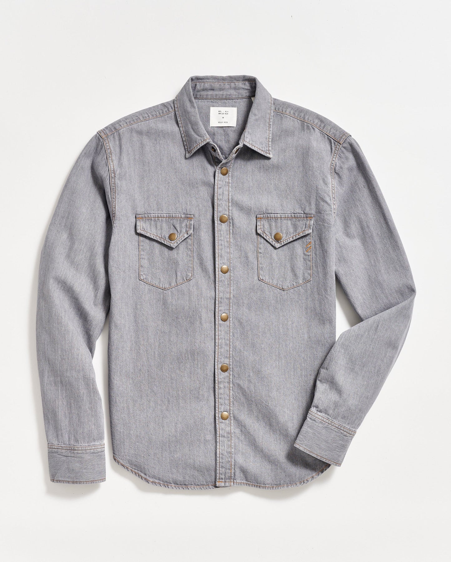 Shoals Denim Shirt Grey Wash Billy Reid