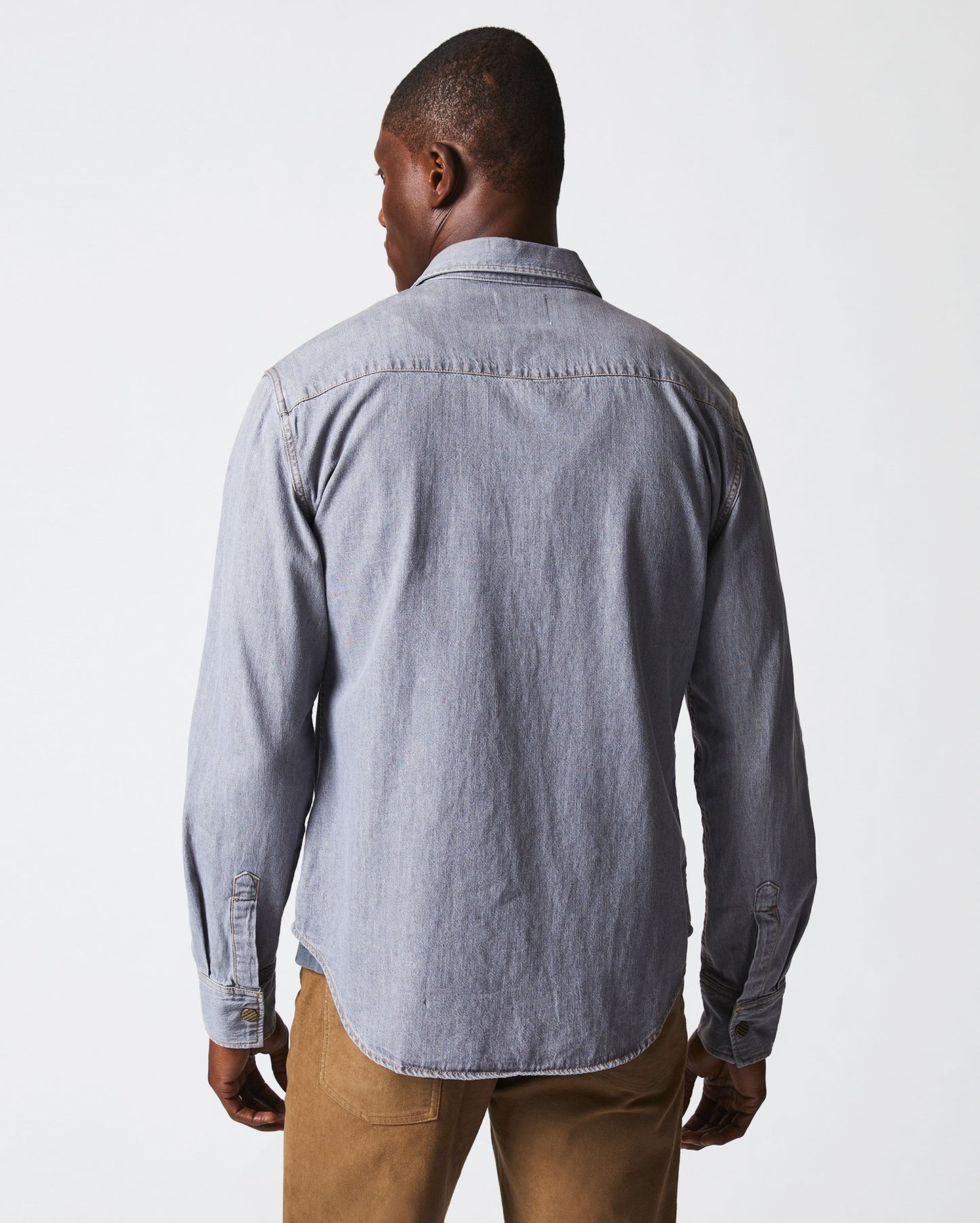 Shoals Denim Shirt Grey Wash Billy Reid