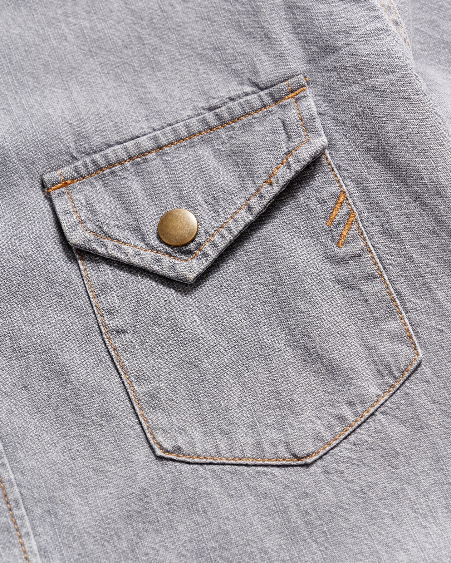 Shoals Denim Shirt Grey Wash Billy Reid