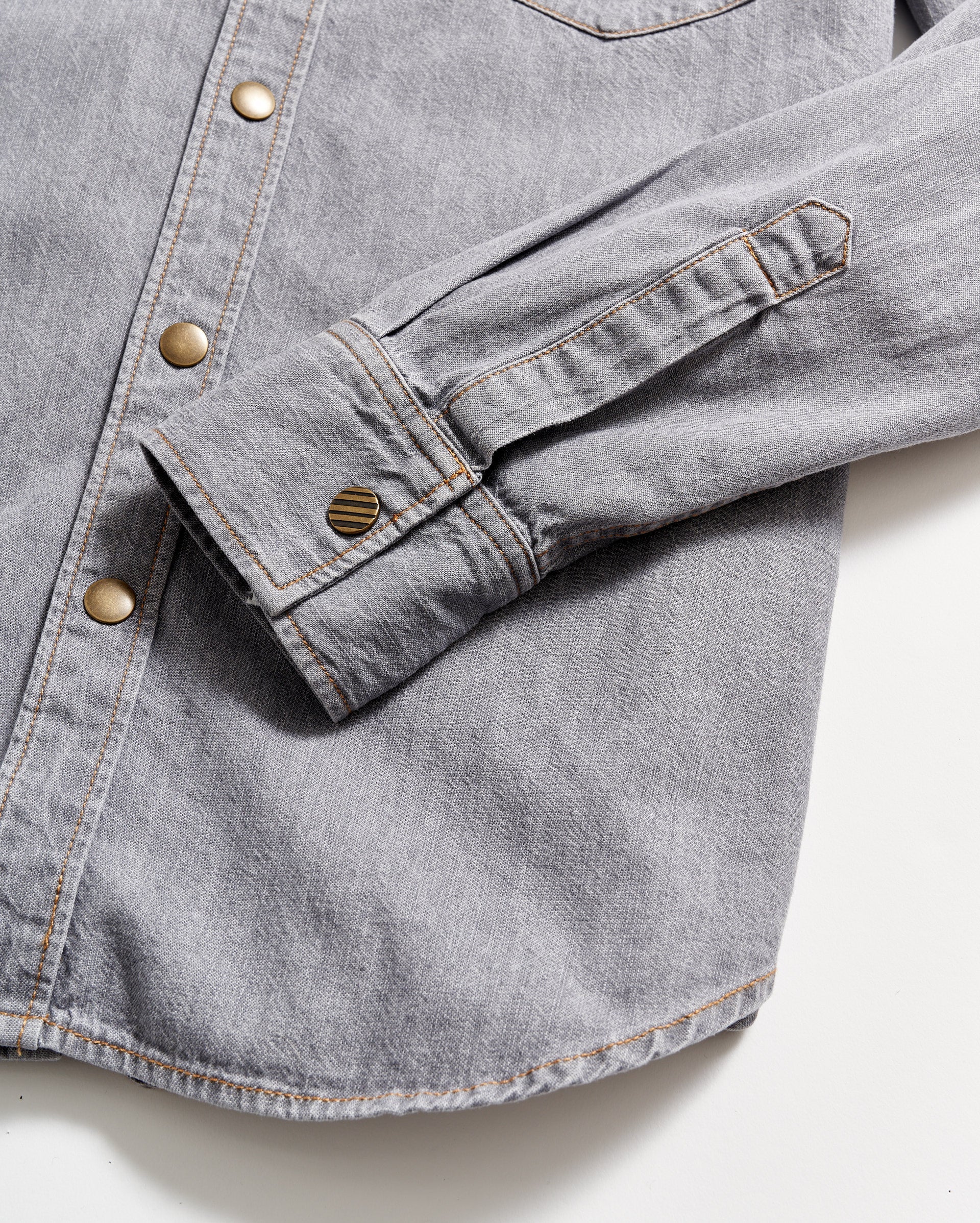 Shoals Denim Shirt Grey Wash Billy Reid