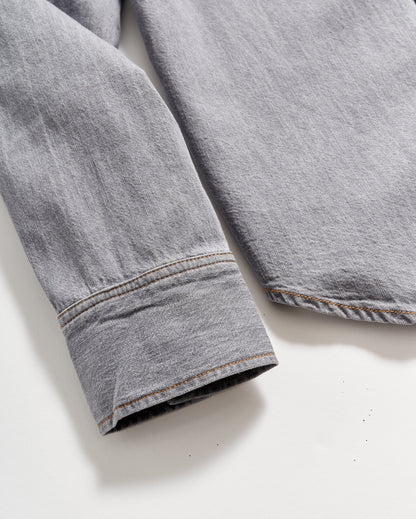 Shoals Denim Shirt Grey Wash Billy Reid