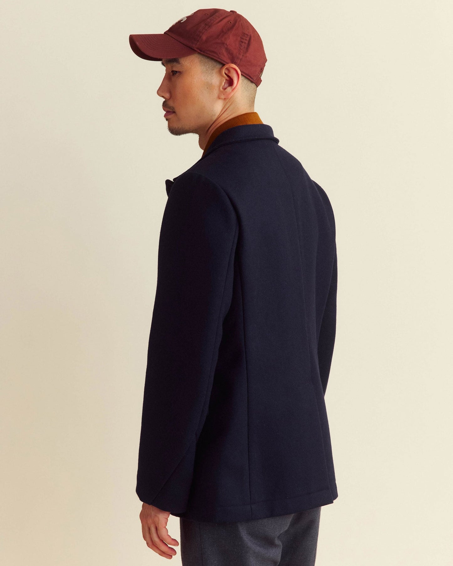 Bond Peacoat Navy Billy Reid