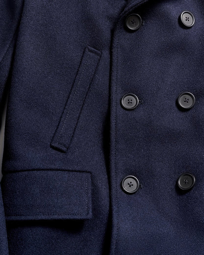 Bond Peacoat Navy Billy Reid
