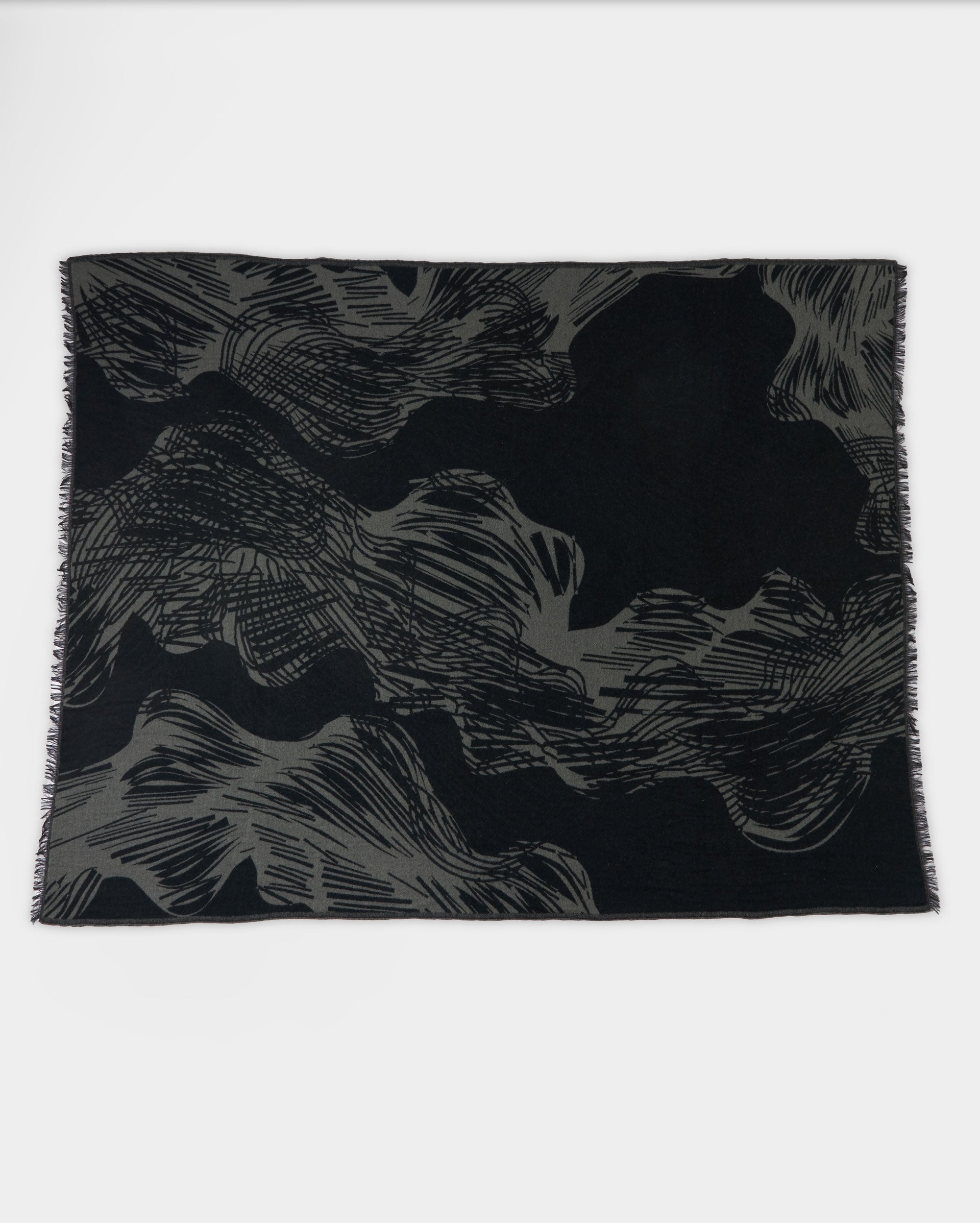 Horse Tail Blanket Charcoal/Black Billy Reid