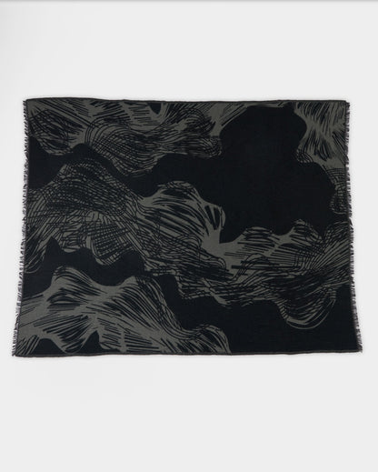 Horse Tail Blanket Charcoal/Black Billy Reid