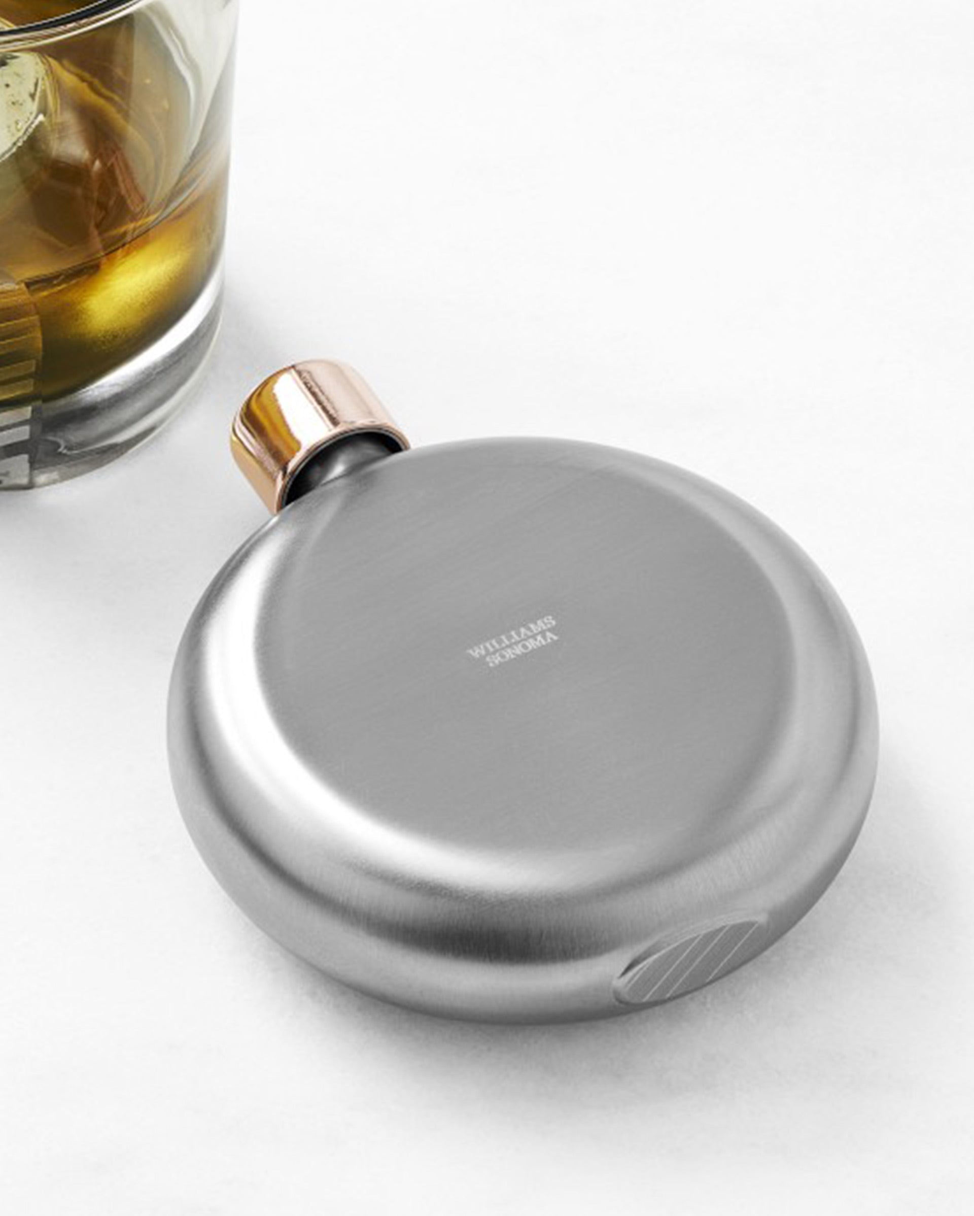 Billy Reid x Williams Sonoma Flask Distressed Steel Billy Reid