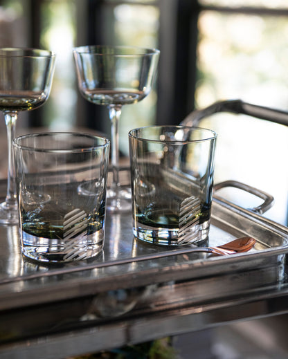Billy Reid x Williams Sonoma Coupe Glass Set Oyster Billy Reid