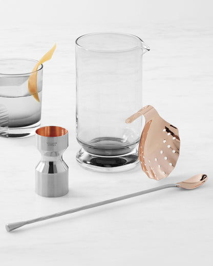 Billy Reid x Williams Sonoma Cocktail Mixing Glass Oyster Billy Reid