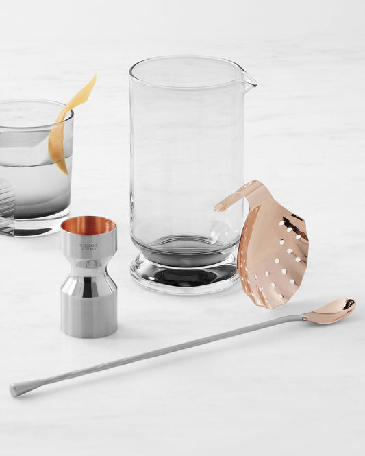 Billy Reid x Williams Sonoma Cocktail Mixing Glass Oyster Billy Reid