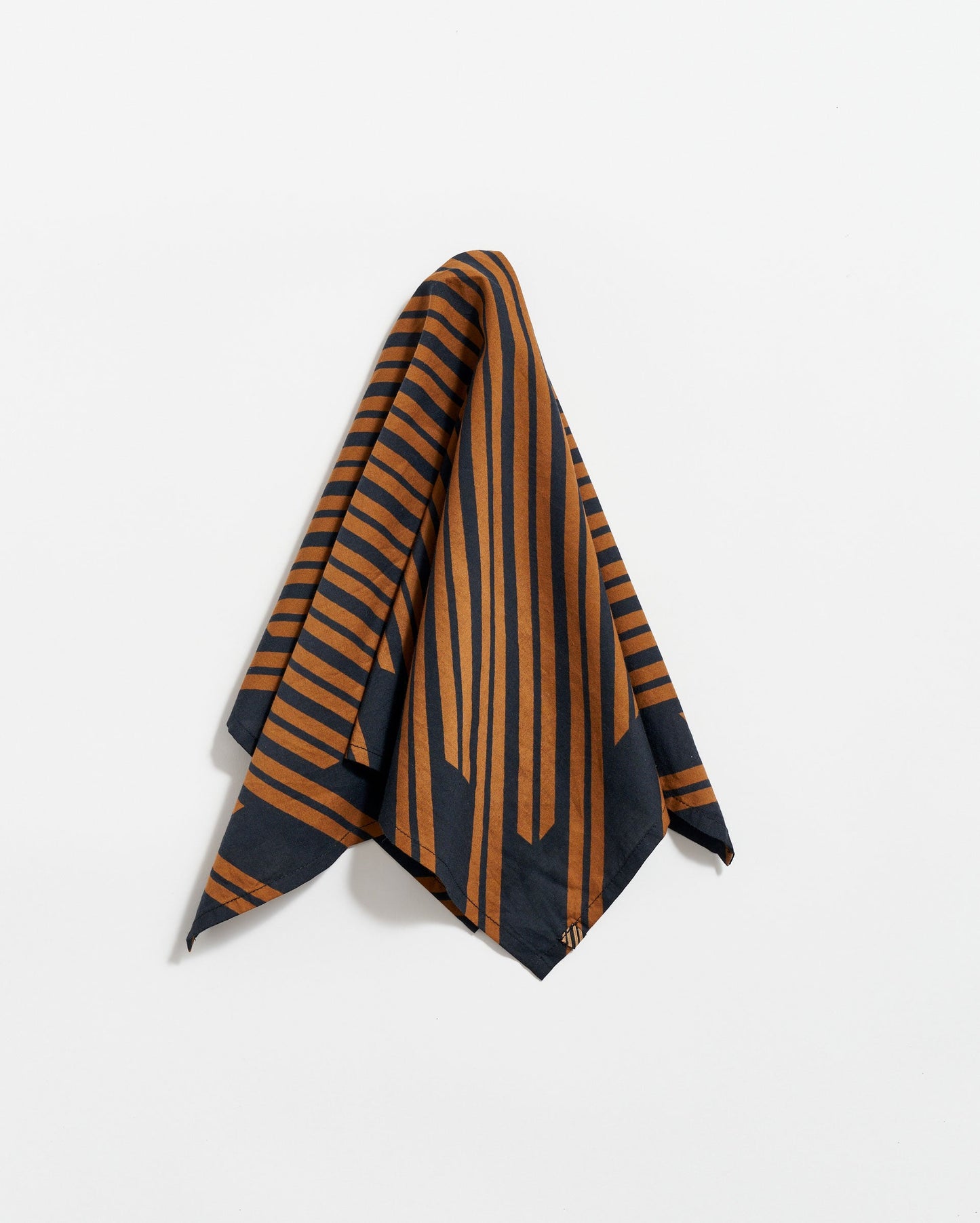Heirloom Stripe Bandana Black/Gold Billy Reid