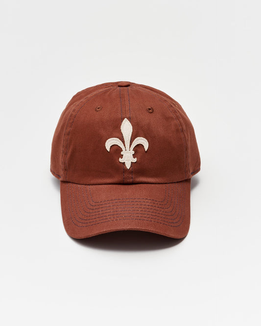 Fleur De Lis Cap Billys Brown Billy Reid