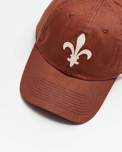Fleur De Lis Cap Billys Brown Billy Reid
