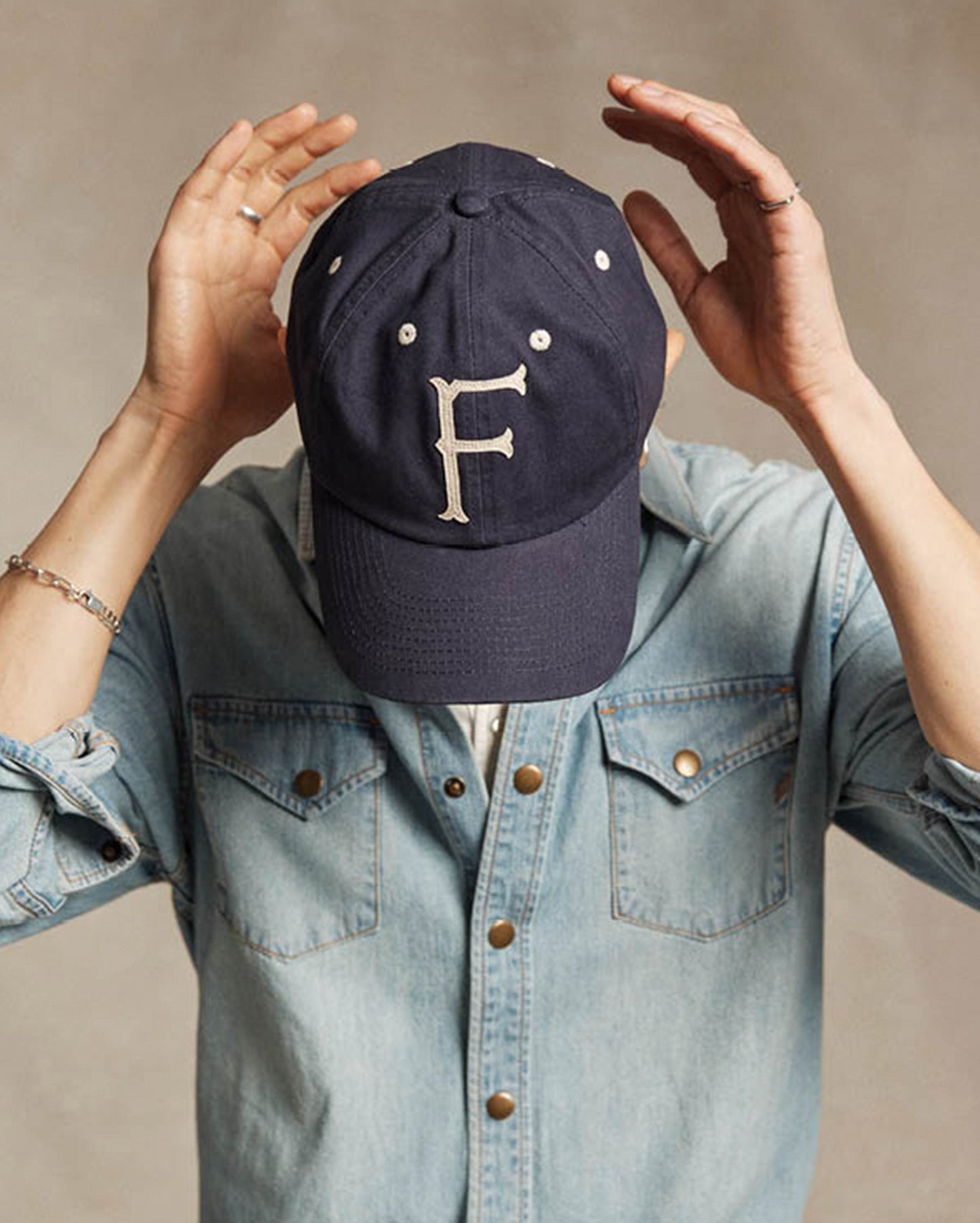 Florence Cap Washed Blue Billy Reid